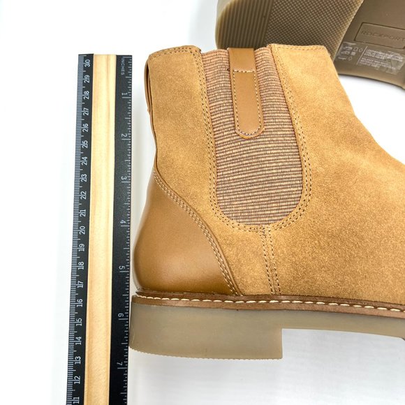 Rockport Womens Kacey Camel Brown Suede Leather Ankle Boots Shoes 11 - Picture 12 of 15